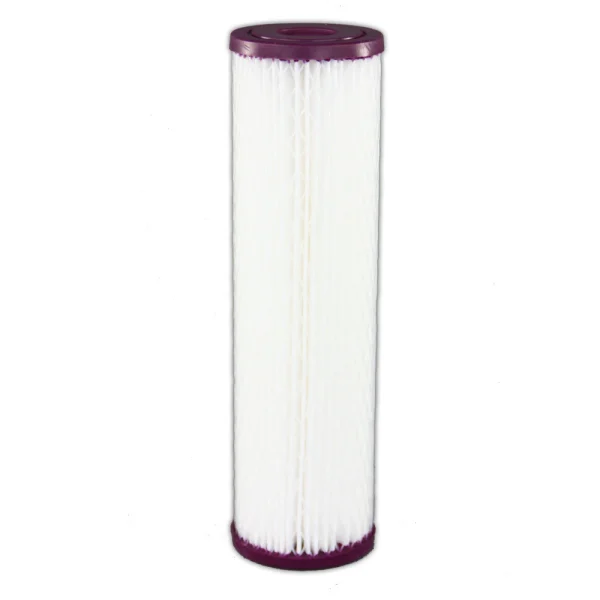 10" Standard Polypleated Filter Cartridge 1 Micron, Absolute (10" x 2½")