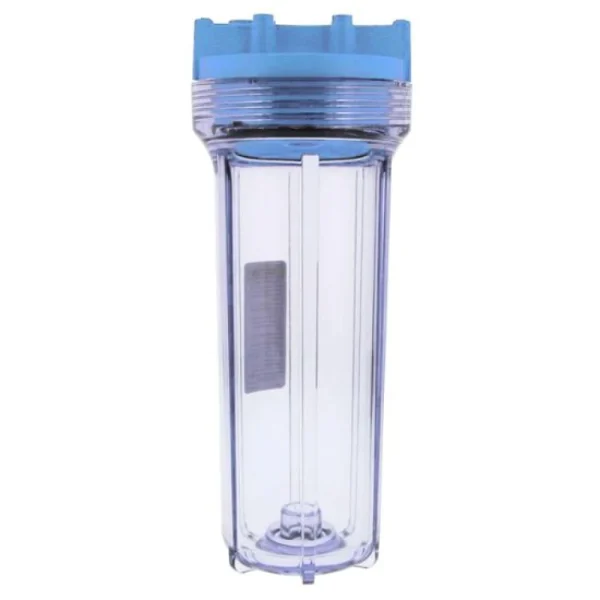 10” Clear housing with ½” ports