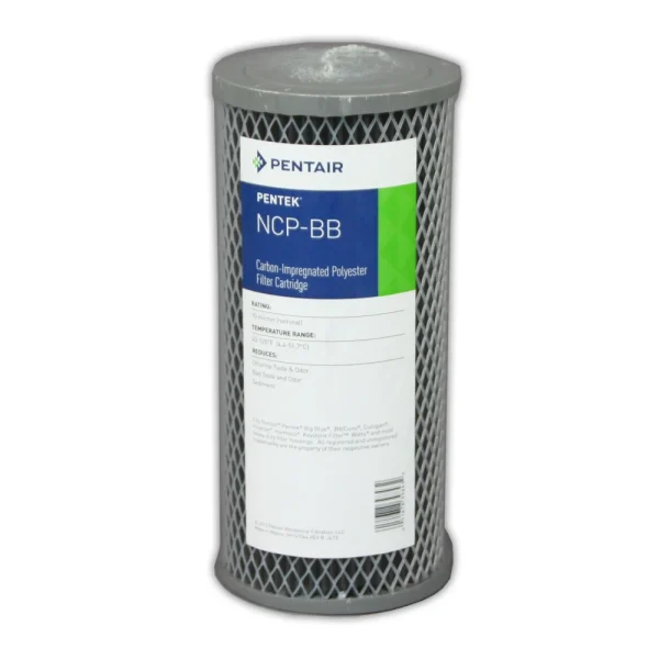 10" Big Non-Cellulose Carbon Impregnated Pleated Cartridge