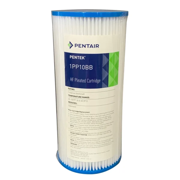 10" Big Polypleated Filter Cartridge 1 Micron (10" x 4½")