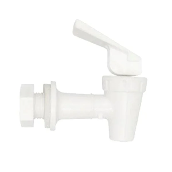 White Replacement Threaded Tap For Crock Dispenser - Image 2