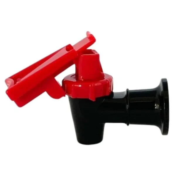 Black Glacier Water Cooler Tap - Red